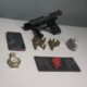 Ação da PM apreende pistola de uso restrito com numeração suprimida e prende quatro nas Malvinas
