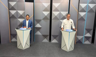 Debate entre os candidatos ao governo do RN Allyson e Cadu de Lula