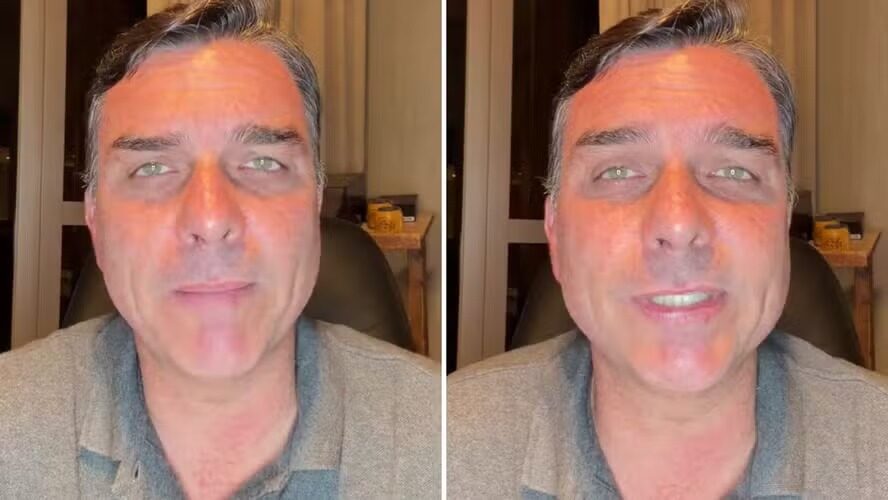 Flávio Bolsonaro fala em "novas eleições" antes de 2030 e nega fraqueza por deixar o Brasil