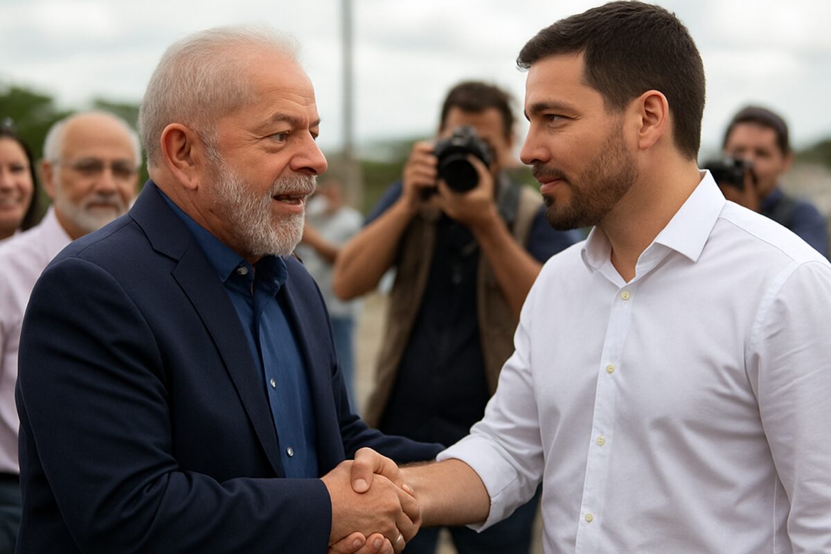 Lula se compromete com Cadu a construir terceira ponte de Natal