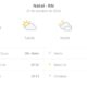 Previsão do tempo hoje para Natal (RN): sol com algumas nuvens durante o dia; à noite o céu fica com muitas nuvens, mas não chove
