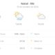 Previsão do tempo hoje para Natal (RN): sol com algumas nuvens e chuva passageira durante o dia; à noite o tempo fica firme
